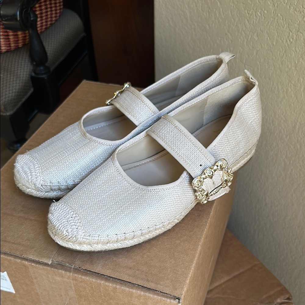 Sam Edelman Maddy Mary Jane Flat Espadrilles Size 11